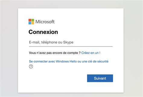 Connexion à ma boîte Hotmail